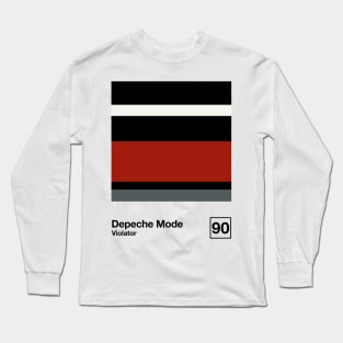 Violator / Original  Minimal Style Graphic Artwork Design Long Sleeve T-Shirt